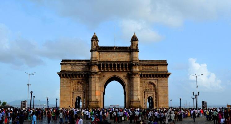 The Gateway of India which is widely visited by Indians and tourists alike. It marked the first trip of the King and Queen of Britain to India, leaving one of the many remnants of the former British rule.